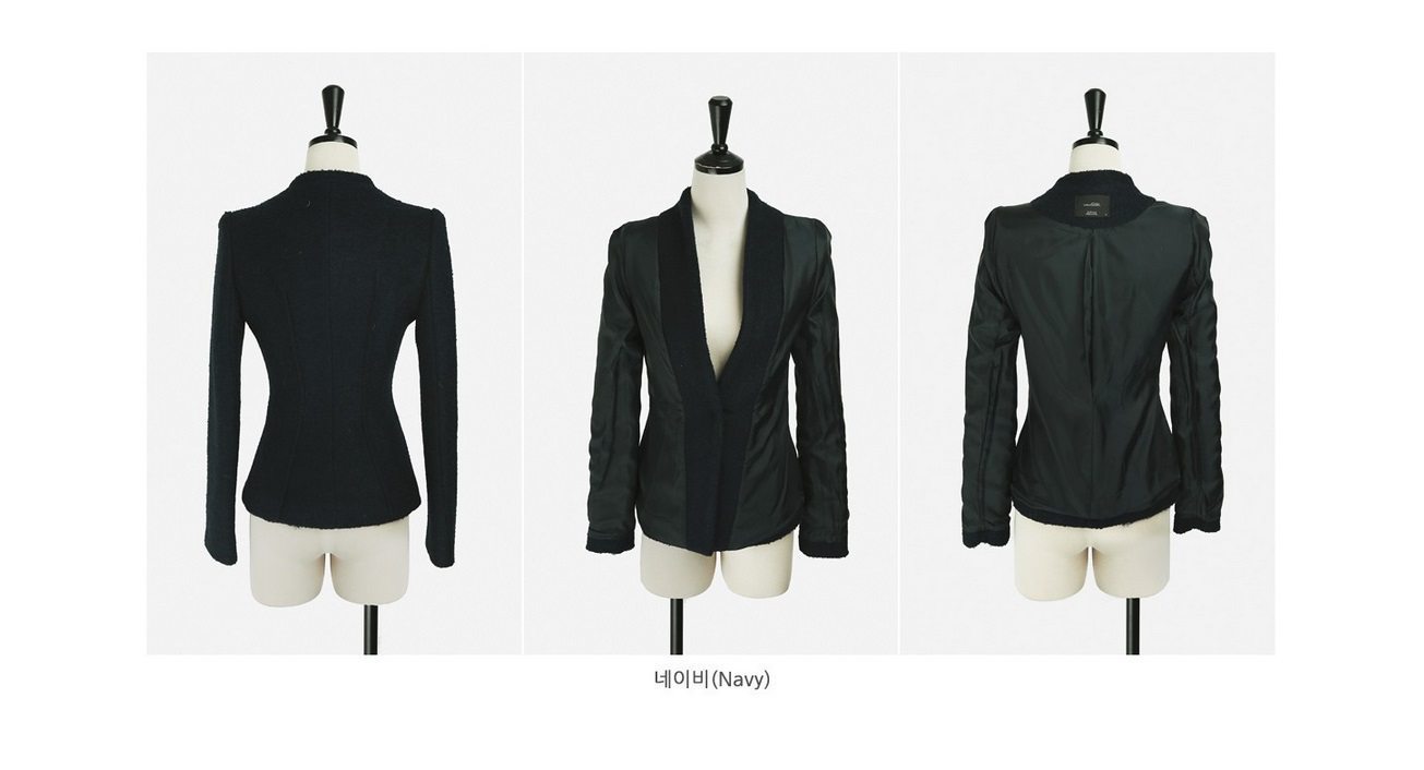 Incision Line Wool Jacket Korean fasion 2014 online shop malaysia ...