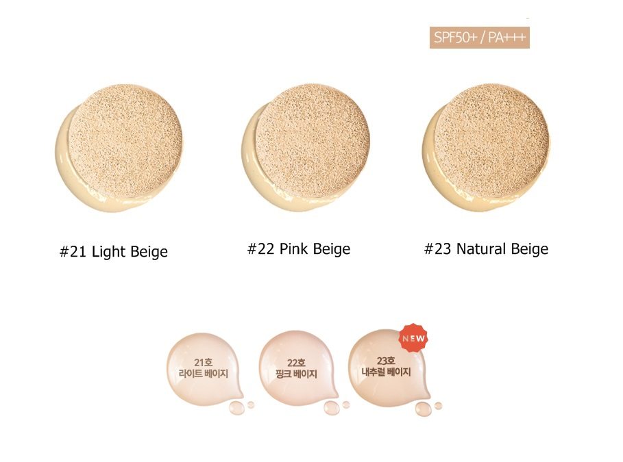 April Skin Magic Snow CC Cushion SPF 50 PA+++ 15g [White] - SEOUL NEXT 