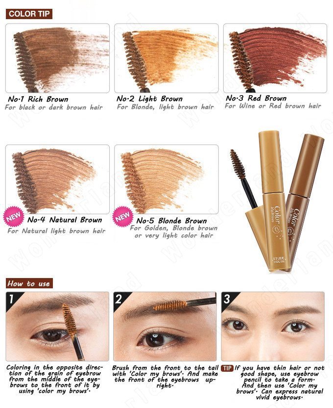 Etude House Color My Brows 4.5 g malaysia1