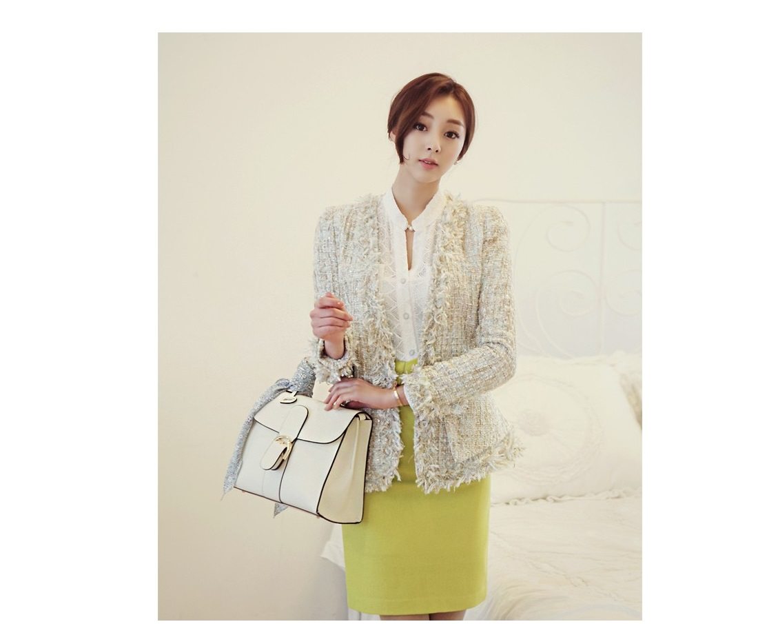 Fairy Tweed Jacket Korean  Fashion Clothes Shop  Malaysia 