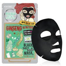 Dewytree Ginseng Nutritious Black Mask korean cosmetic skincare shop malaysia singapore indonesia