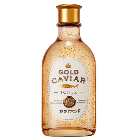 Skinfood Gold Caviar EX Toner 145ml korean skincare product online shop malaysia China hong kong Skinfood Gold Caviar EX Toner 145ml korean skincare product online shop malaysia China hong kong
