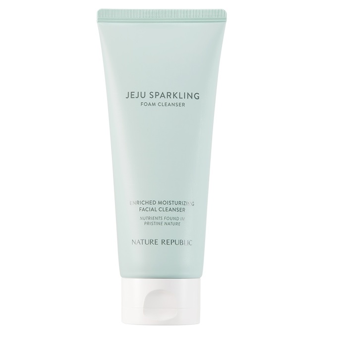 Nature Republic Jeju Sparkling Foam Cleanser 150ml korean skincare product onlien shop malaysia china india