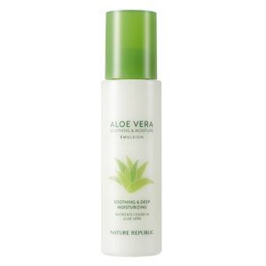 Nature Republic Soothing & Moisture Aloe Vera 80% Emulsion korean skincare product onlien shop malaysia china india