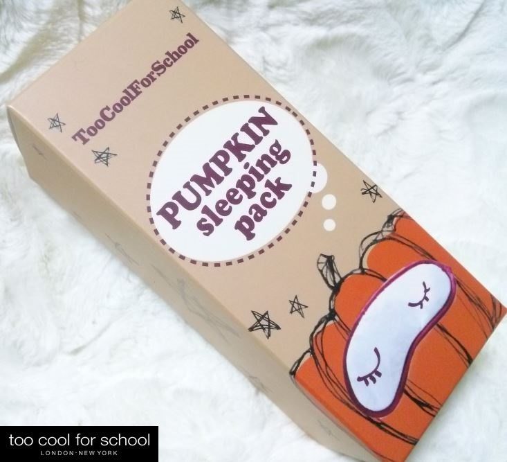 Too Cool for School Pumpkin Sleeping Pack 100ml korean cosmetic malaysia indonesia singapore philippine vietnam2
