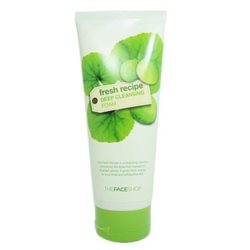 The Face Shop Fresh Recipe Deep Cleansing Foam 170ml korean cosmetic  skincare cleanser  product  online shop malaysia  italy  usa