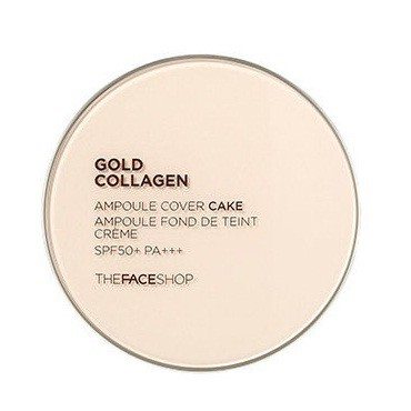 The Face Shop Gold Collagen Ampoule Cover Cake SPF 50 PA+++ 11g korean cosmetic makeup product online shop malaysia thailand bhutan