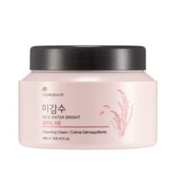 The Face Shop Rice Water Bright Cleansing Cream 400ml korean cosmetic  skincare  cleanser product  online shop malaysia  italy usa
