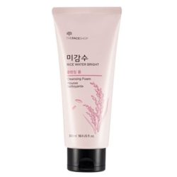 The Face Shop Rice Water Bright Cleansing Foam 300ml korean cosmetic  skincare cleanser  product online shop malaysia  italy usa