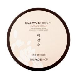 The Face Shop Rice Water Bright Massage Cream 200ml korean cosmetic  skincare cleanser product  online shop  malaysia  italy usa