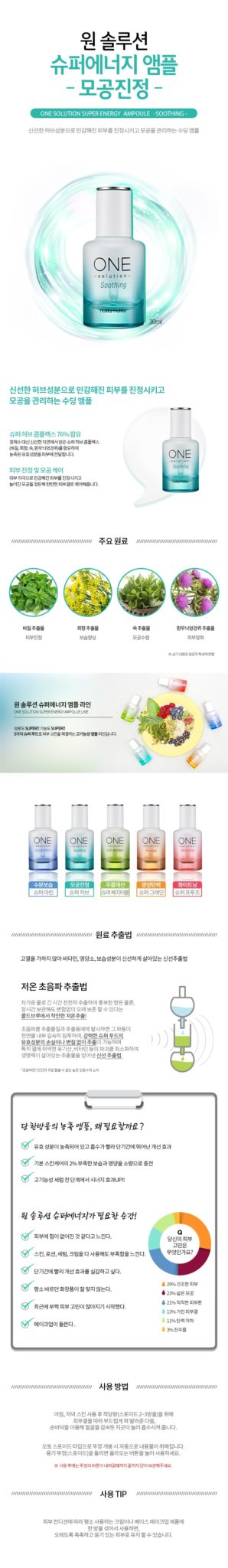 Holika Holika One Solution Super Energy Ampoule Soothing korean cosmetic skincare product online shop malaysia ireland peru1