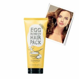 too cool for school Egg Remedy Hair Pack 200ml korean cosmetic skincare shop malaysia singapore indonesia