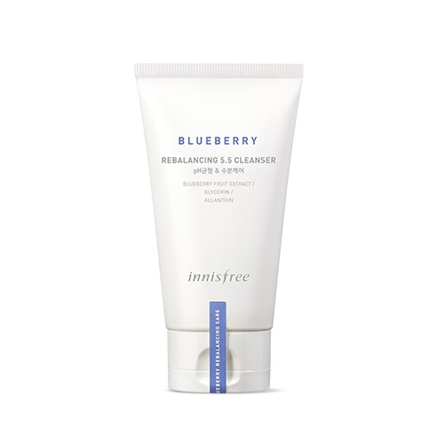 Innisfree Blueberry Rebalancing 5.5 Cleanser korean cosmetic skincare product online shop malaysia china usa