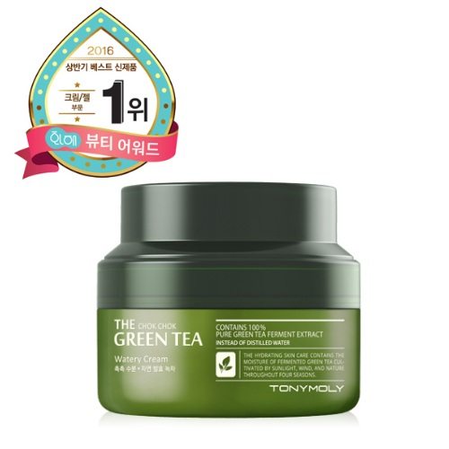 Tony Moly The Chok Chok Green Tea Watery Cream korean cosmetic skincare product online shop malaysia italy germany Tony Moly The Chok Chok Green Tea Watery Cream korean cosmetic skincare product online shop malaysia italy germany