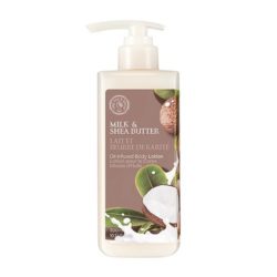 The Face Shop Milk and Shea Butter Body Oil Lotion 300ml korean cosmetic skincare shop malaysia singapore indonesia