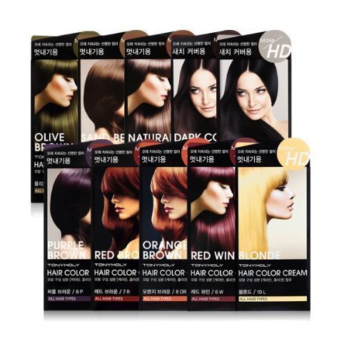 Tony Moly Make HD Hair Color Cream korean cosmetic skincare product online shop malaysia nepal bhutan