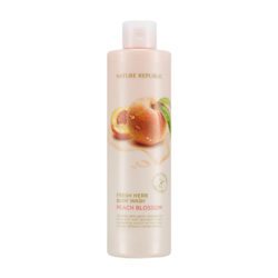 Nature Republic Fresh Herb Peach Blossom Body Wash 300ml korean cosmetic skincare shop malaysia singapore indonesia