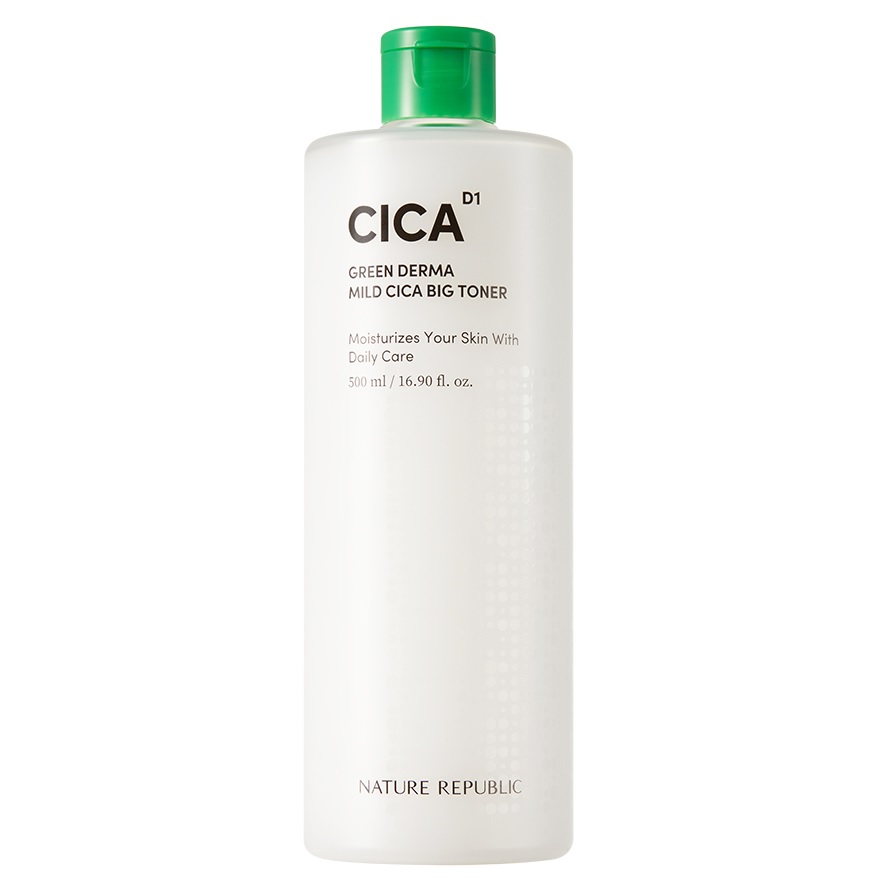 Nature Republic Green Derma Mild Cica Big Toner korean skincare product onlien shop malaysia china india