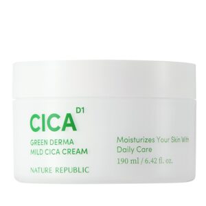 Nature Republic Green Derma Mild Cica Cream korean skincare product onlien shop malaysia china india