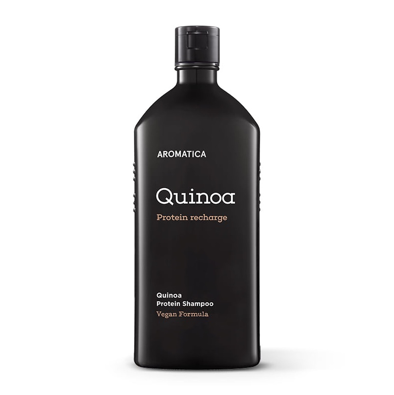 Шампуни с протеинами отзывы. Aromatica Quinoa Protein Shampoo. АРМ шампунь Quinoa Protein Shampoo 400ml. Aromatica Active корейский шампунь. Шампунь бессульфатный с протеинами Quinoa Protein Shampoo 400ml (aromatica).
