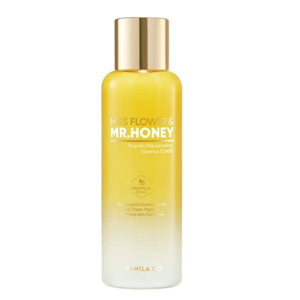 Banila Co Miss Flower and Mr Honey Propolis Rejuvenating Essence Toner korean cosmetic skincare product online shop malaysia China macau Banila Co Miss Flower and Mr Honey Propolis Rejuvenating Essence Toner korean cosmetic skincare product online shop malaysia China macau