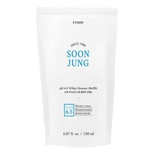 Etude House Soon Jung PH 6.5 Whip Cleanser [refill] 150ml korean cosmetic cleansing product online shop malaysia macau thailand1