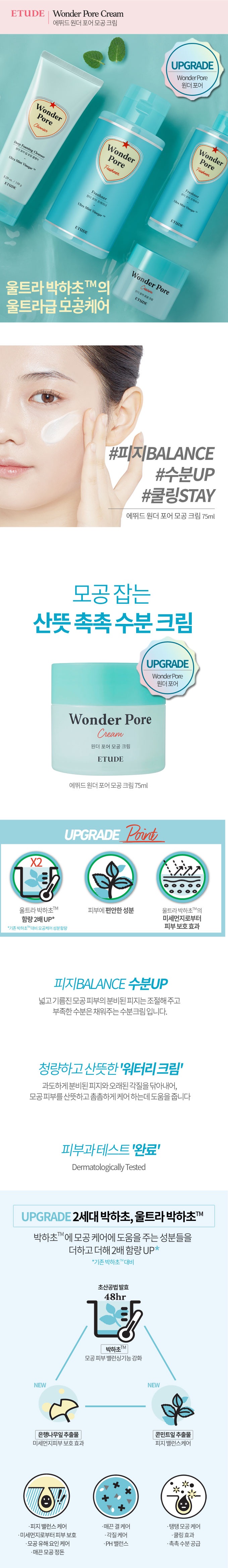 Etude House Wonder Pore Cream korean cosmetic skincare product online shop malaysia China india1