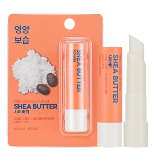 Holika Holika Pure Essence Shea Butter Lip Balm korean cosmetic makeup product online shop malaysia China india