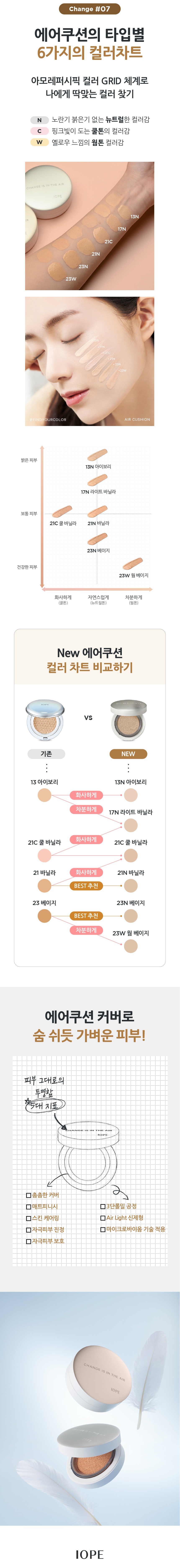 IOPE Change Is In The Air Cushion Cover 15g + 15g korean makeup product online shop malaysia macau china3