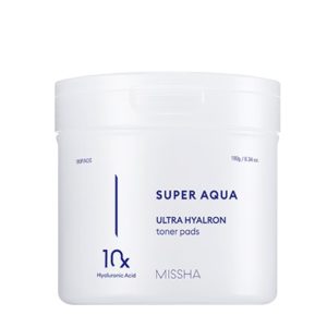Missha Missha Super Aqua Ultra Hyalron Toner Pad korean skincare product online shop malaysia china macau