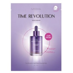 Missha Time Revolution Night Repair Ampoule Sheet Mask korean skincare product online shop malaysia china macau