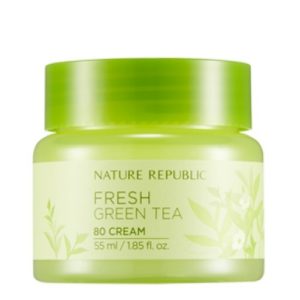 Nature Republic Fresh Green Tea 80 Cream korean skincare product online shop malaysia macau vietnam