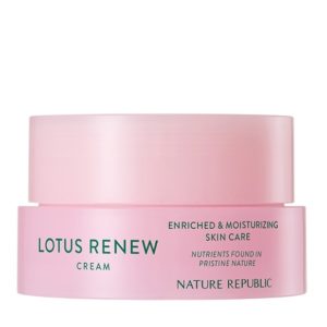 Nature Republic Lotus Renew Cream korean skincare product online shop malaysia china usa