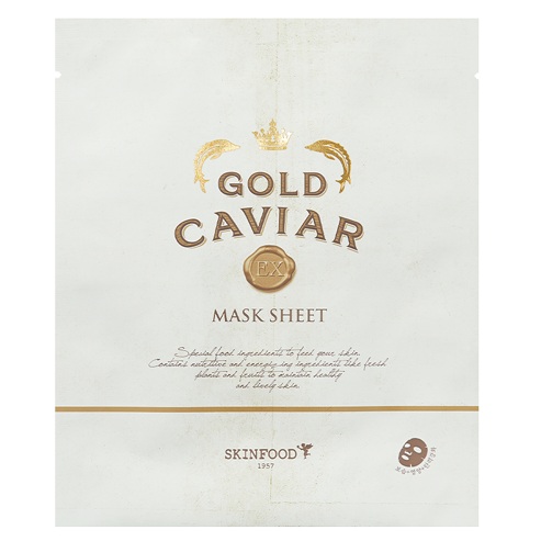 Skinfood Gold Caviar EX Mask Sheet korean skincare product online shop malaysia China india