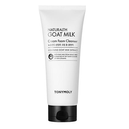 TONYMOLY Naturalth Goat Milk Cream Foam Cleanser korean skincare product online shop malaysia china portugal