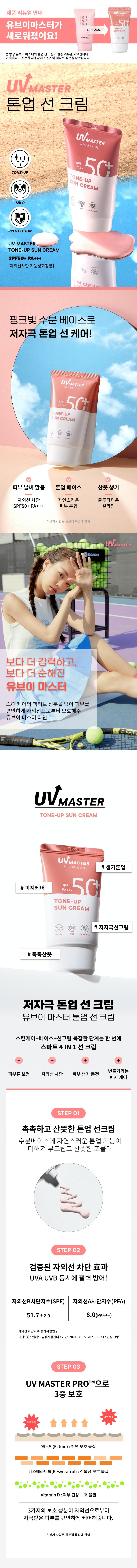 TONYMOLY UV Master Tone Up Sun Cream korean skincare product online shop malaysia china macau1