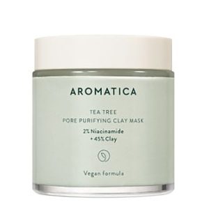 Aromatica Tea tree Pore Purifying Clay Mask korean skincare product online shop malaysia india japan