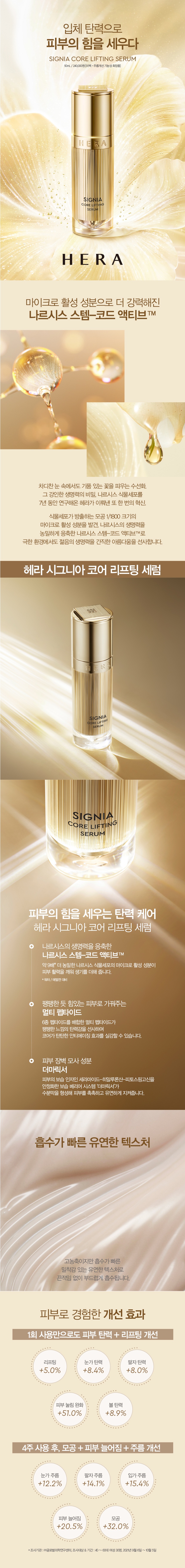 Hera Signia Core Lifting Serum korean skincare product onine shop malaysia China india1