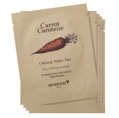 Skinfood Carrot Carotene Calming Water Pad 2padsx10sheets 100g korean skincare product onlien shop malaysia India Thailand Skinfood Carrot Carotene Calming Water Pad 2padsx10sheets 100g korean skincare product onlien shop malaysia India Thailand