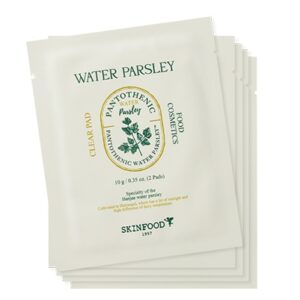 Skinfood Pantothenic Water Parsley Clear Pad 2padsx10sheets 100g korean skincare product onlien shop malaysia India Thailand