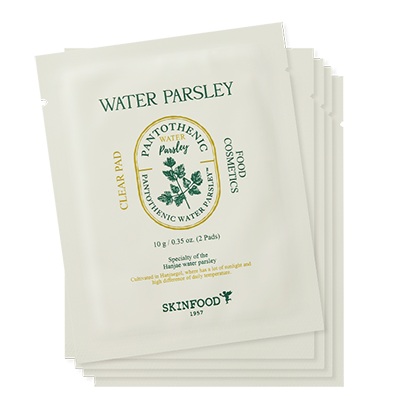 Skinfood Pantothenic Water Parsley Clear Pad 2padsx10sheets 100g korean skincare product onlien shop malaysia India Thailand Skinfood Pantothenic Water Parsley Clear Pad 2padsx10sheets 100g korean skincare product onlien shop malaysia India Thailand