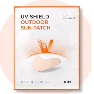 IOPE UV Shield Outdoor Sun Patch 4patches korean skincare product online shop malaysia China italy