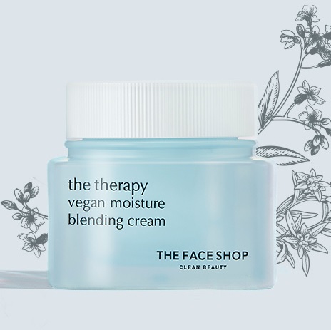 The Face Shop The Therapy Vegan Moisture Blending Cream korean skincare product online shop malaysia China india The Face Shop The Therapy Vegan Moisture Blending Cream korean skincare product online shop malaysia China india