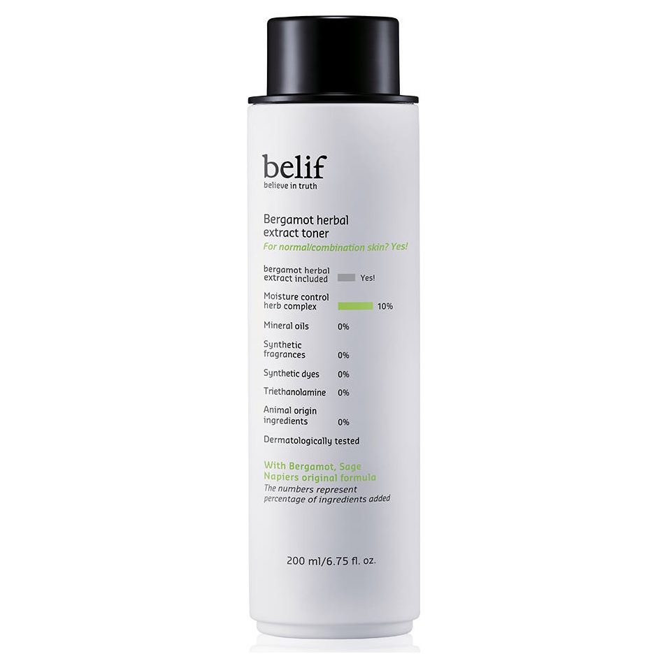 Belif Bergamot Herbal Extract Toner korean skincare product online shop malaysia thailand india
