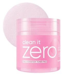 Banila Co Clean It Zero Pink Hydration Toner Pad korean skincare product online shop malaysia china india