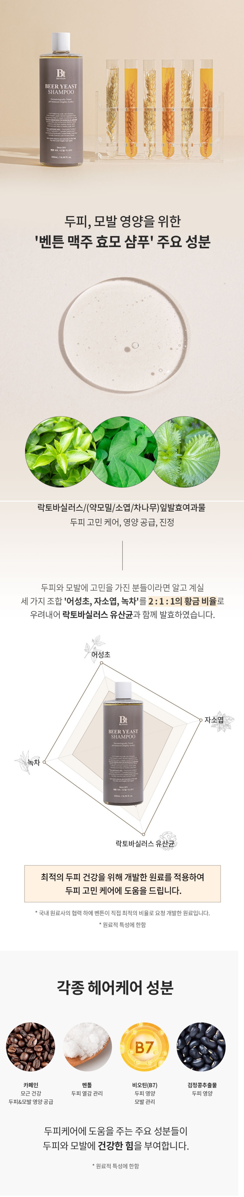 Benton Beer Yeast Shampoo korean skincare product online shop malaysia chile new zealand4