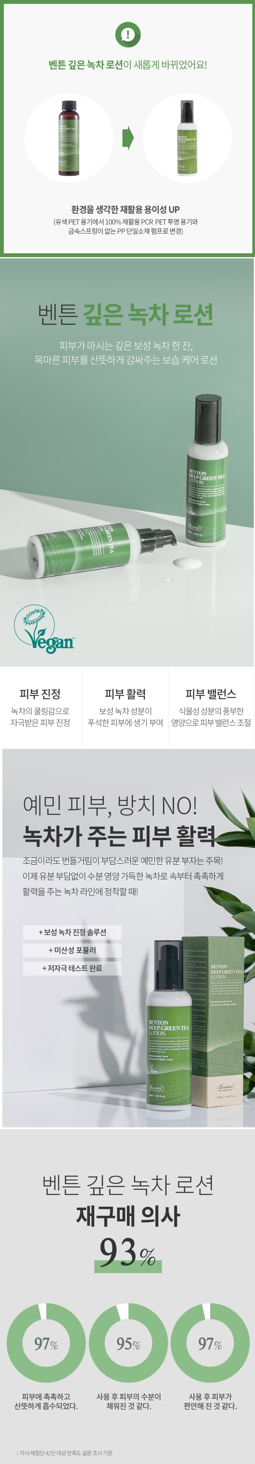 Benton Deep Green Tea Lotion koream skincare product online shop malaysia China romania