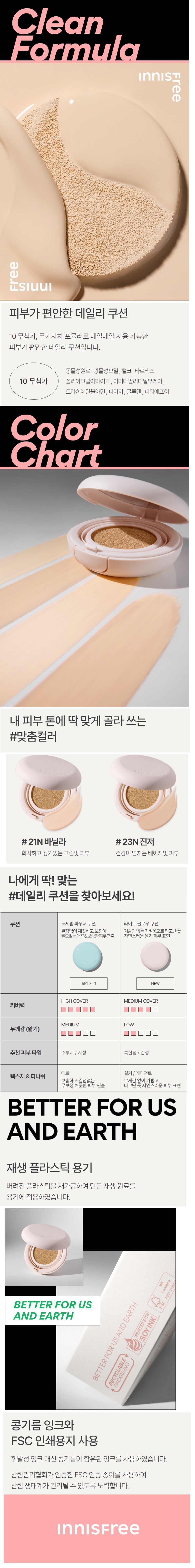 Innisfree Light Glow Cushion korean skincare product online shop malaysia mexico poland2