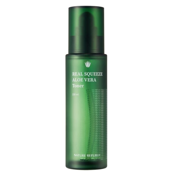 Nature Republic Real Squeeze Aloe Vera Toner korean skincare product online shop malaysia china macau Nature Republic Real Squeeze Aloe Vera Toner korean skincare product online shop malaysia china macau