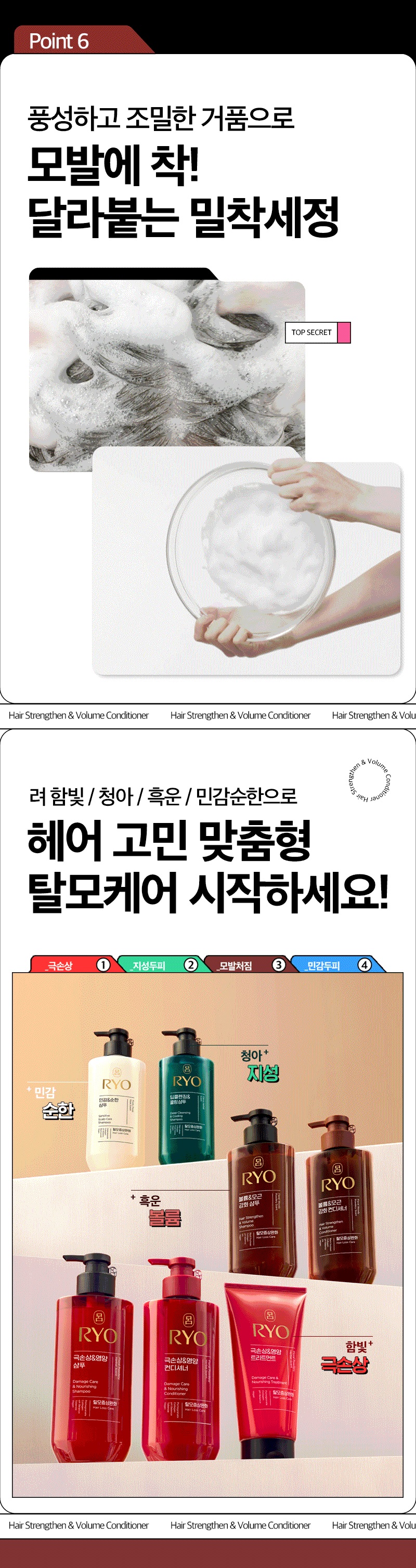 Ryo Hair Strengthen Volume Conditioner korean skincare product online shop malaysia macau thailand2